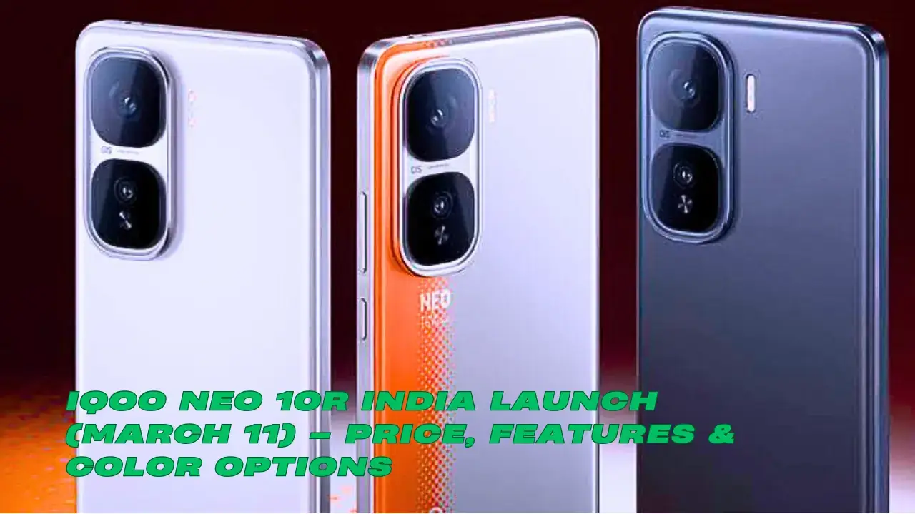 iQOO Neo 10R Moonknight Titanium Color, Snapdragon 8s Gen 3, 6,400mAh Battery