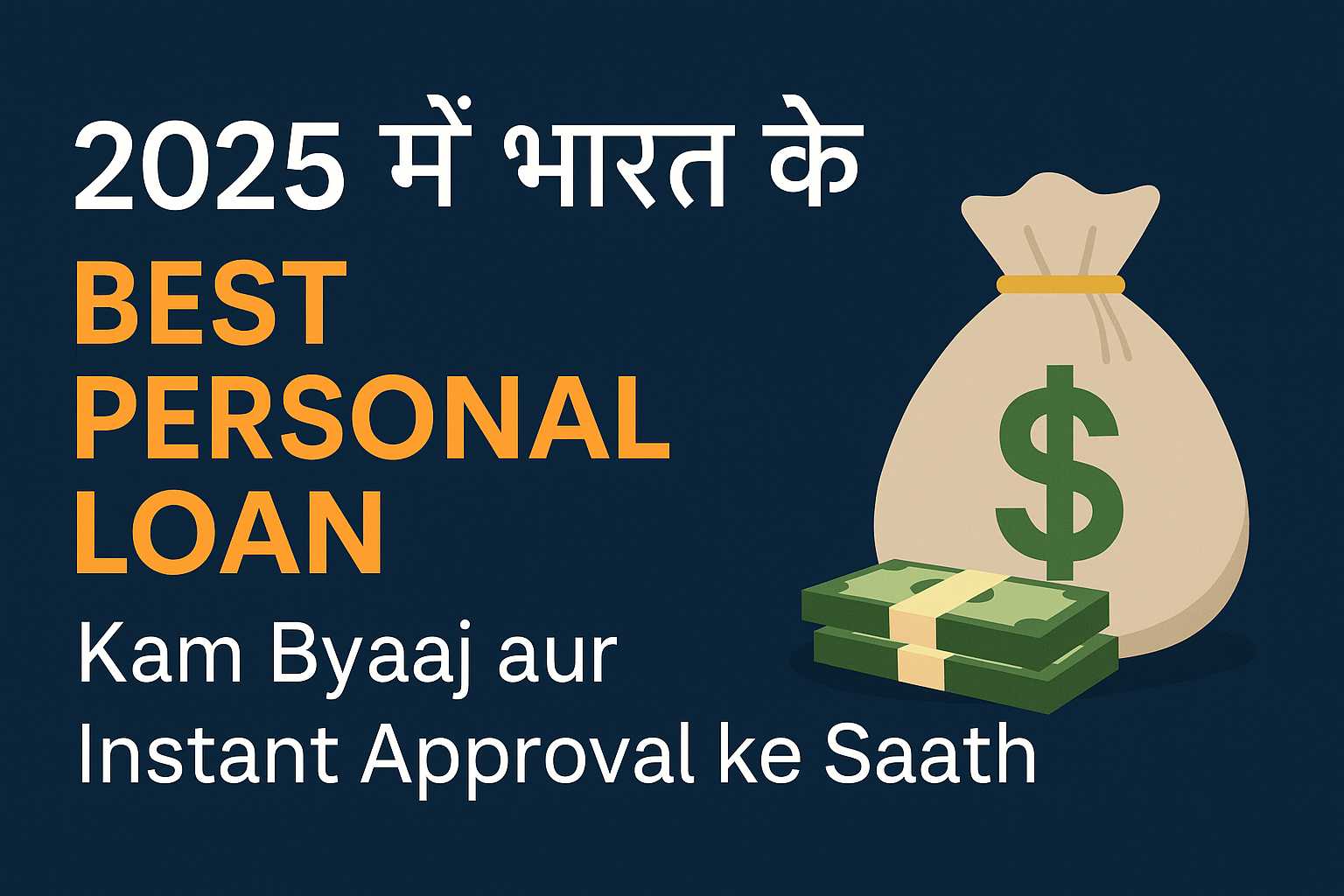 Best Personal Loan – Kam Byaaj aur Instant Approval ke Saath