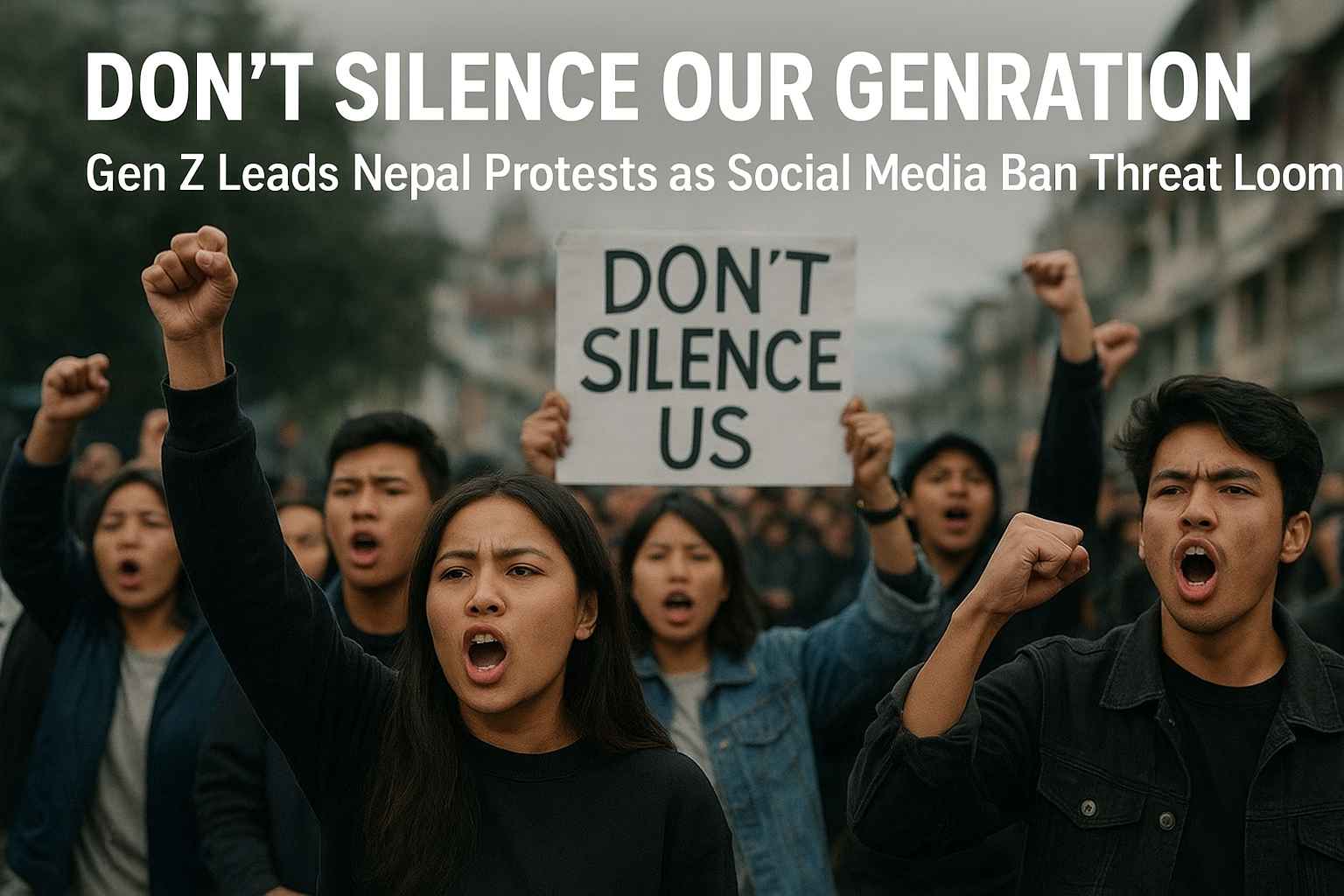 Don't Silence Our Generation": Gen Z Leads Nepal Protests as Social Media Ban Threat Looms